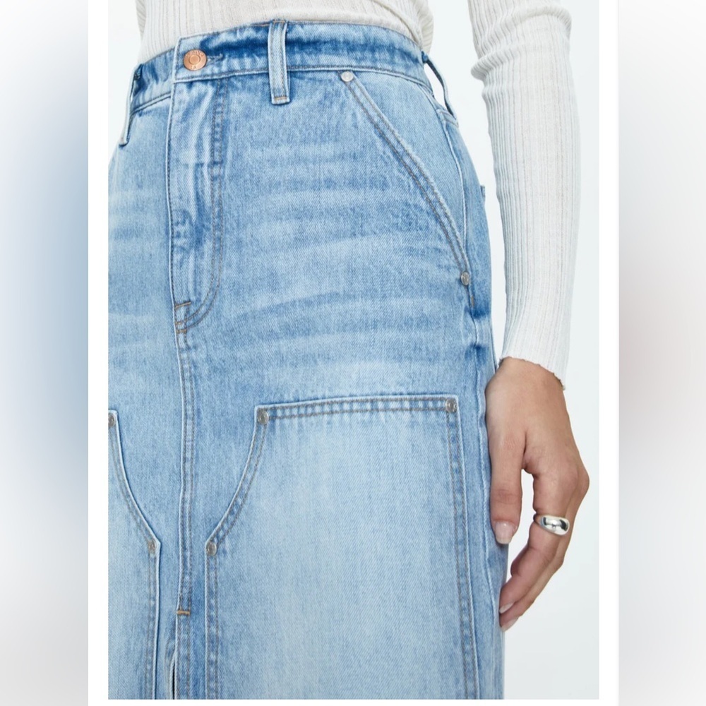 PISTOLA- long Denim Skirt NWT- Alice Coastal - Picture 3 of 9